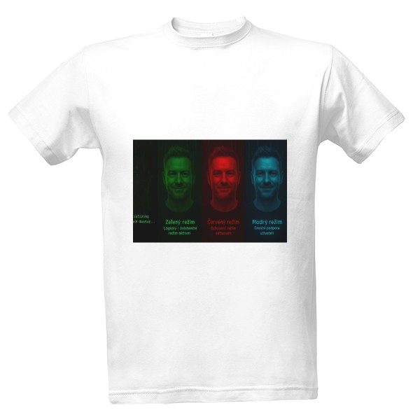 Tričko s potiskem All code face