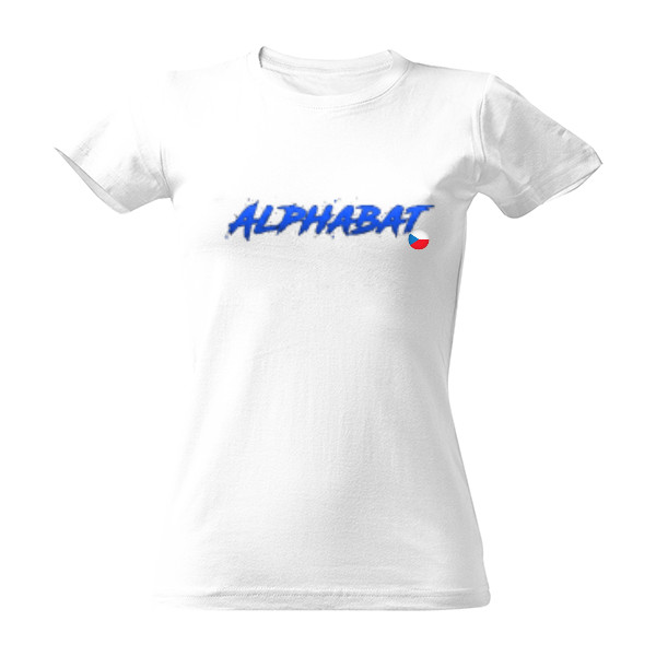 Tričko s potiskem ALPHABAT Czech woman t-shirt baseball