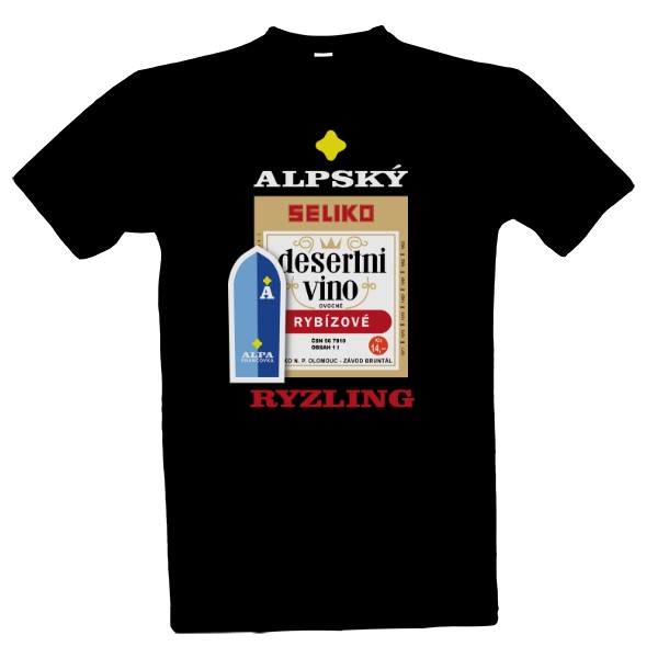 Tričko s potiskem Alpský ryzling