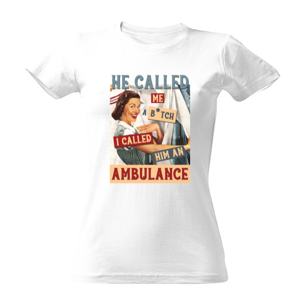 Tričko s potiskem Ambulance