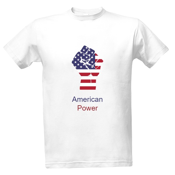 Tričko s potlačou American Power