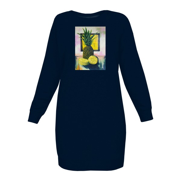 Mikinove šaty Organic s potlačou Nový produkt