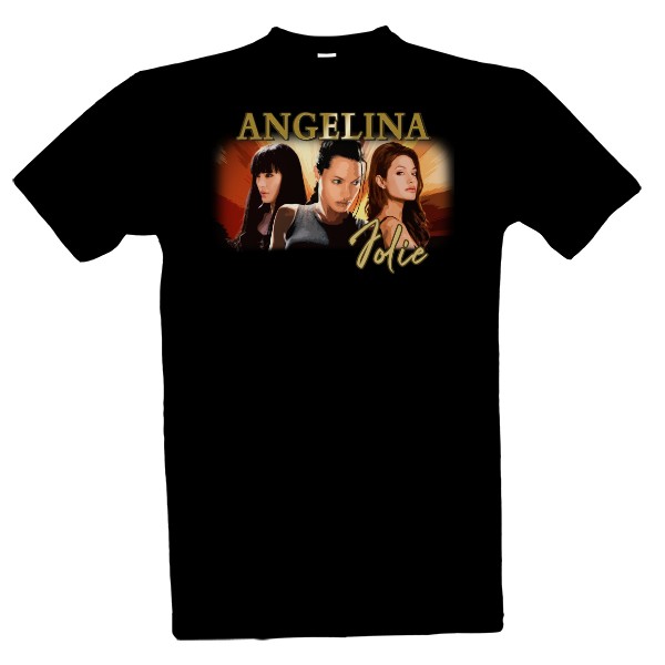 Tričko s potiskem Angelina Jolie