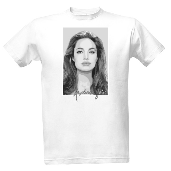 Tričko s potiskem Angelina Jolie