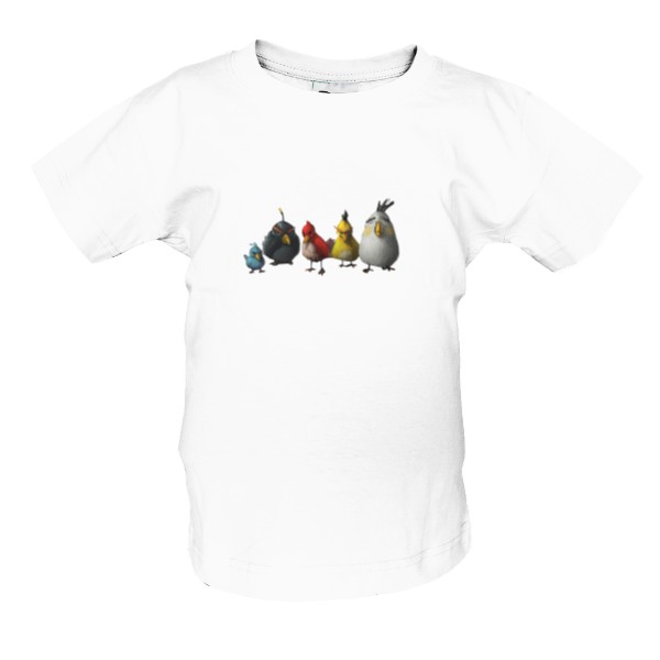 Tričko s potiskem Angry Birds
