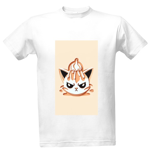 Angry kitty with ice cream on its head 14