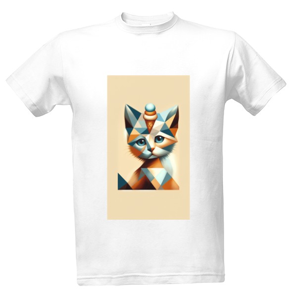 Angry kitty with ice cream on its head 16