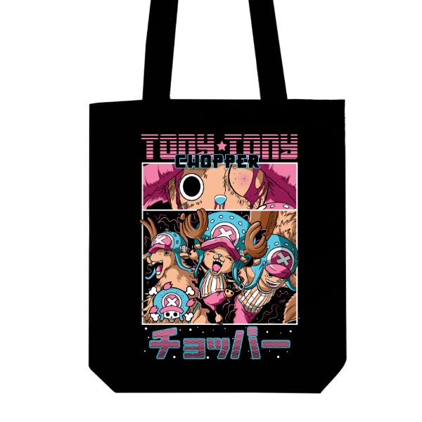 Taška z bio bavlny s potiskem Anime potisk - Tony Tony Chopper 