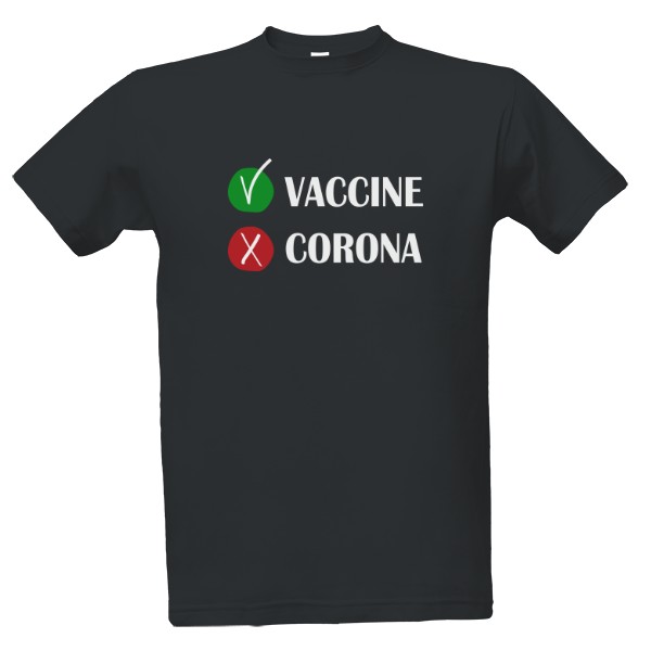 Tričko s potiskem Ano vakcíně