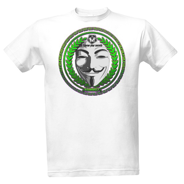 Tričko s potiskem Anonymous Secrets Classic Ramirez