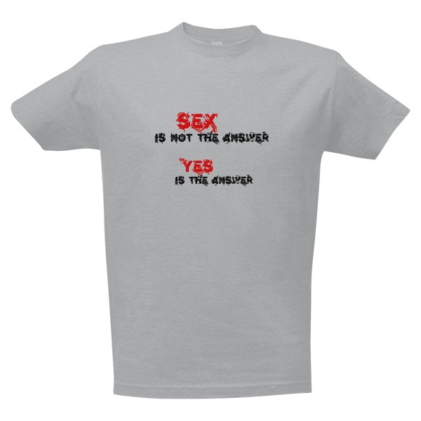 Tričko s potiskem Answer