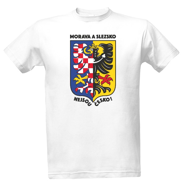 Tričko s potiskem Antičesko moravsko-slezský erb