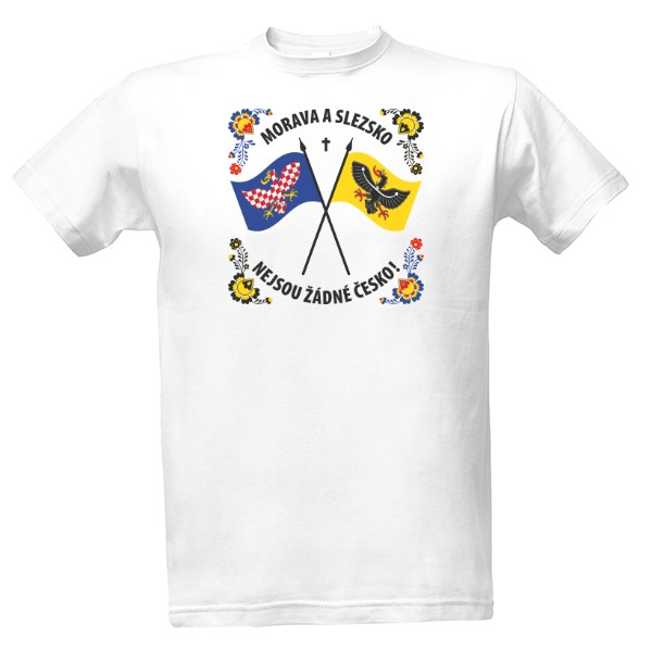 Tričko s potiskem Antičesko vlajky