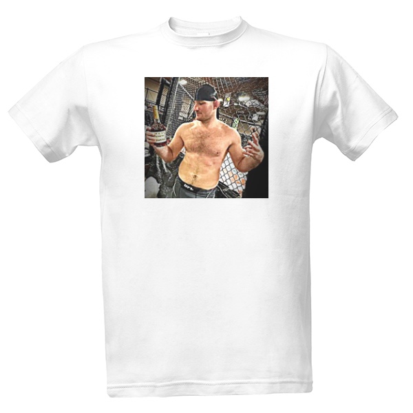 Tričko s potiskem anze.prod ft. Sean Strickland Whiskey edition