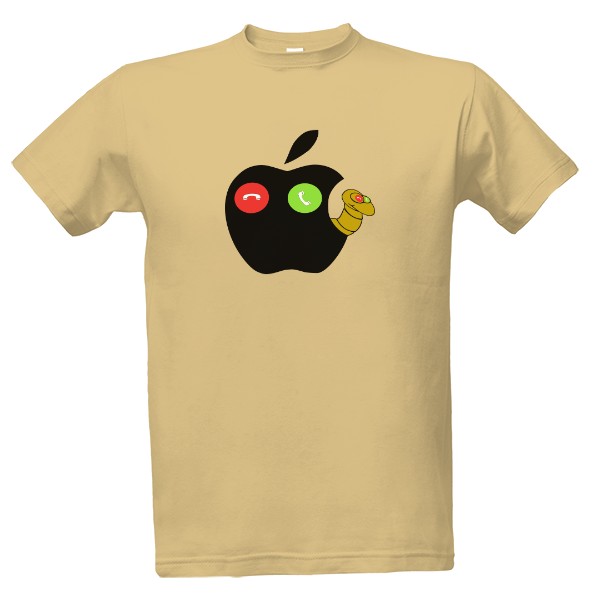 Tričko s potiskem apple