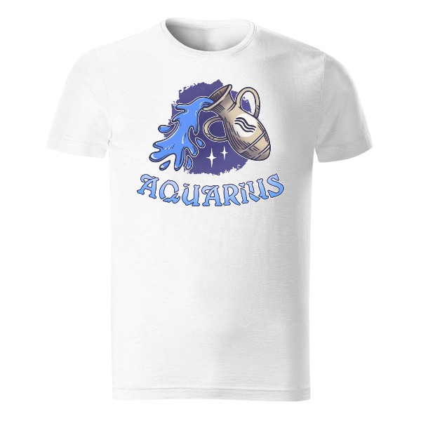 Tričko s potiskem Aquarius