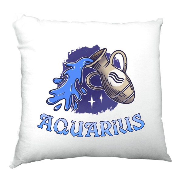 Satin Pillow s potiskem Aquarius