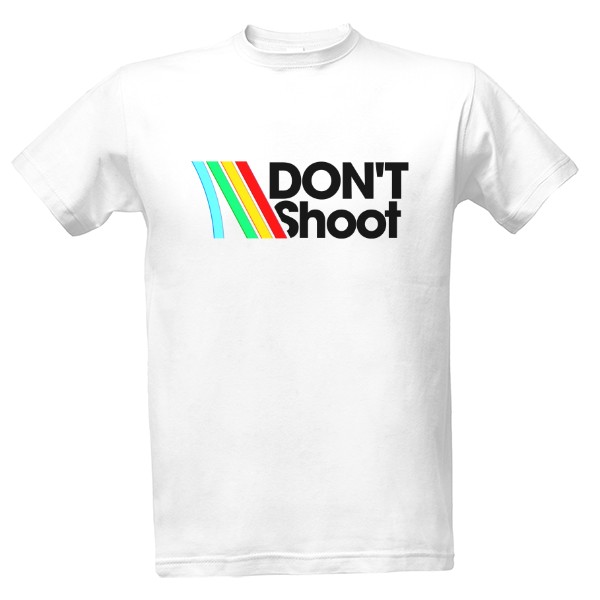 Tričko s potlačou Arc Raiders - Don't Shoot - bílé