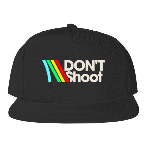 Kšiltovka Snapback s potiskem Arc Raiders - Don't shoot - snapback černý