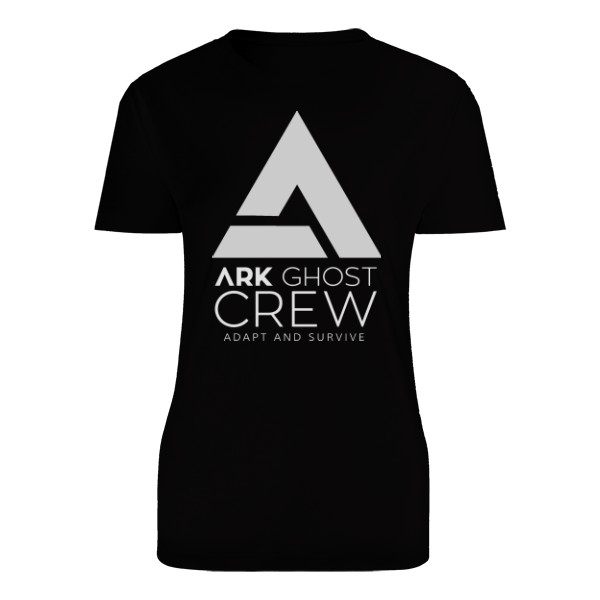 Tričko s potiskem ARK Ghost crew black