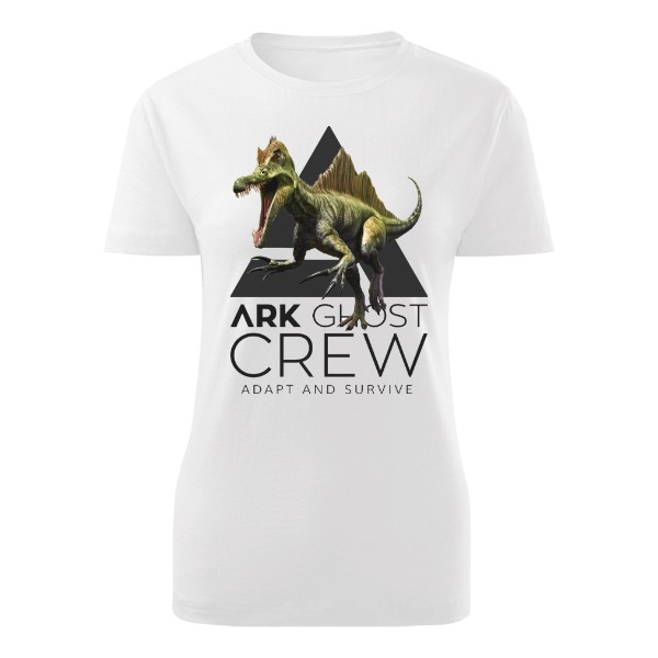 Tričko s potiskem ARK Ghost crew dino white