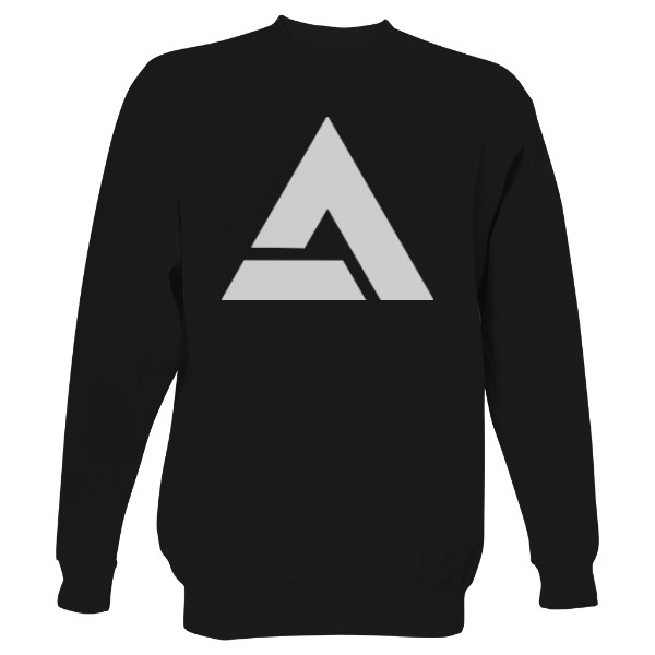 Mikina bez kapuce Unisex s potiskem ARK Ghost logo bez kapuce