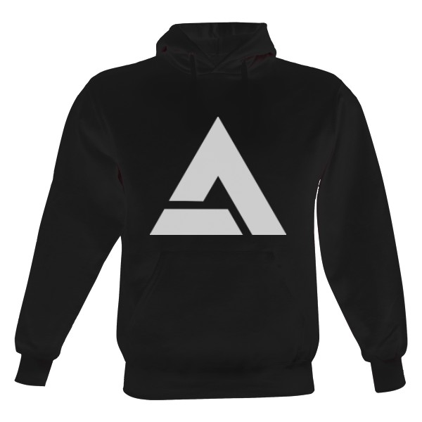 Pánská mikina s kapucí s potiskem ARK Ghost logo s kapucí