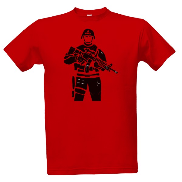 Tričko s potlačou Army tribal