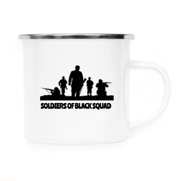 Plecháček - nerezový lem s potiskem Army vojáci