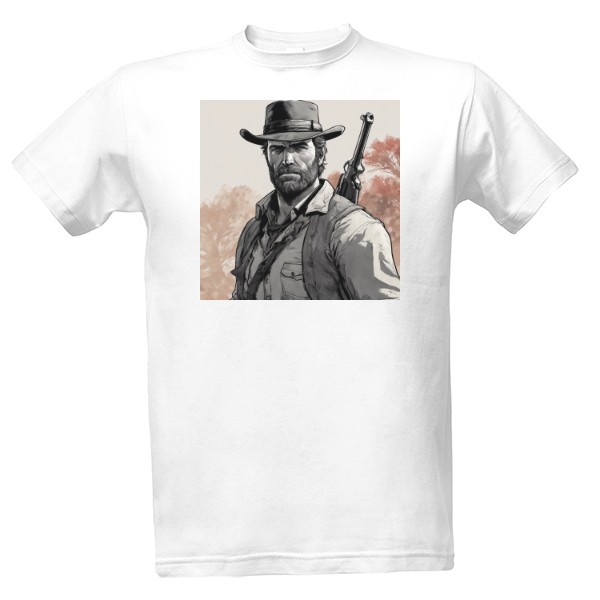 Tričko s potiskem Arthur Morgan