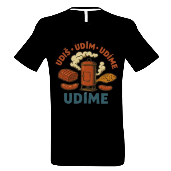 Tričko s potiskem Uzení 12