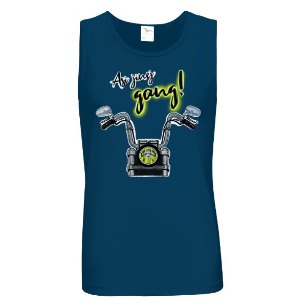 Tričko s potiskem Asi jinej gang - moorkář