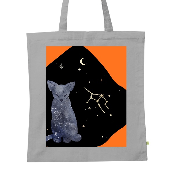 BIO plátěná taška s potiskem Astro taška