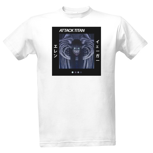 Tričko s potiskem Attack Titan