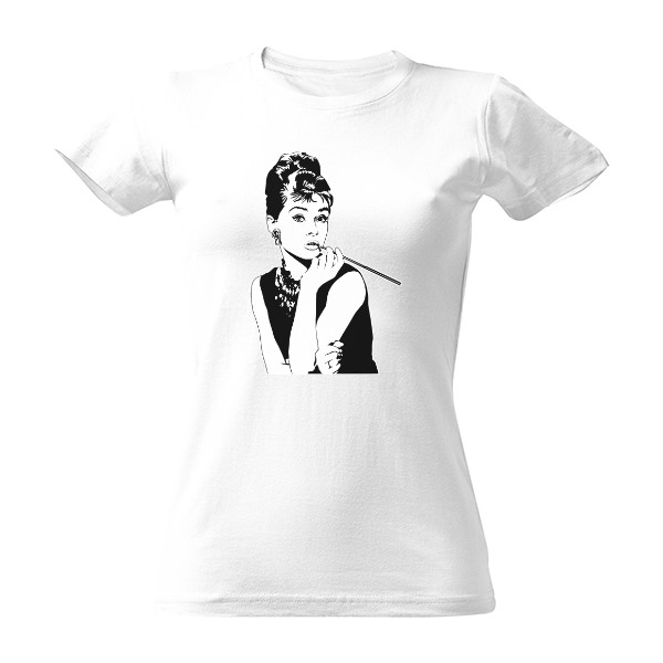 Tričko s potlačou Audrey Hepburn