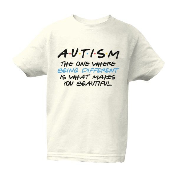 Tričko s potiskem Autism - Friends