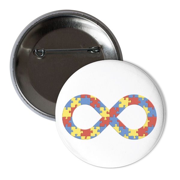 Kids' hoodie Autism - infinity and puzzle