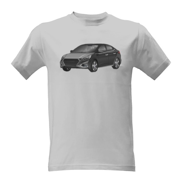 Tričko s potiskem Auto Hyundai Solaris