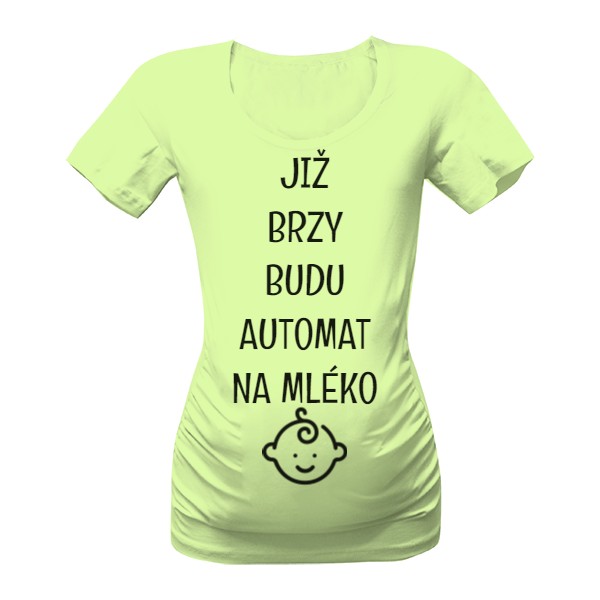 Tričko s potiskem AUTOMAT NA MLEKO