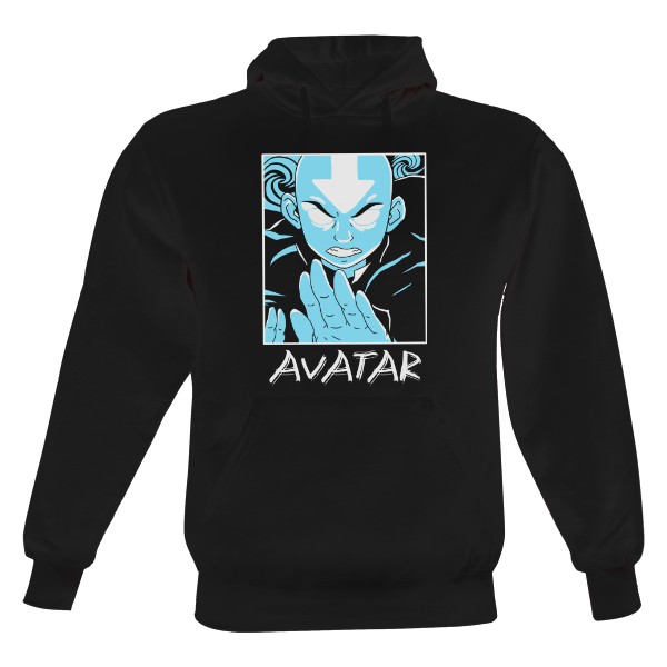 Pánska mikina s kapucňou s potlačou Avatar - Aang