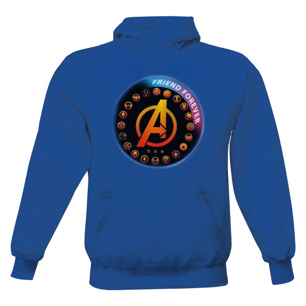 Pánská mikina s kapucí s potiskem Avengers A