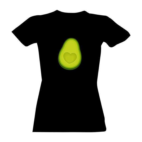 Tričko s potiskem Avocado love pro ní