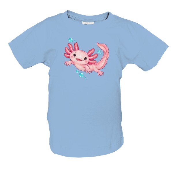 Tričko s potiskem Axolotl bublinkový kamarád