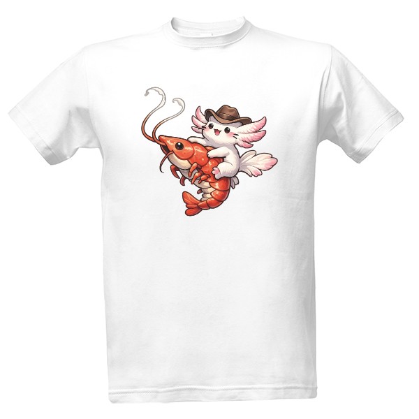Tričko s potlačou Axolotl