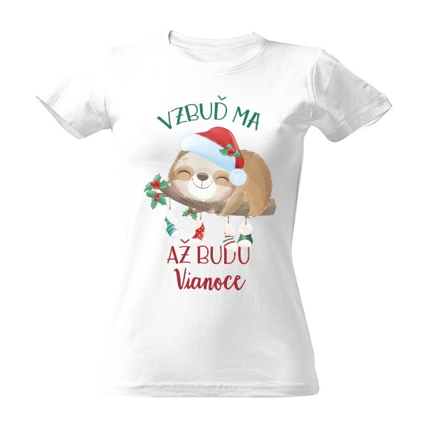 Tričko s potlačou Až budú Vánoce