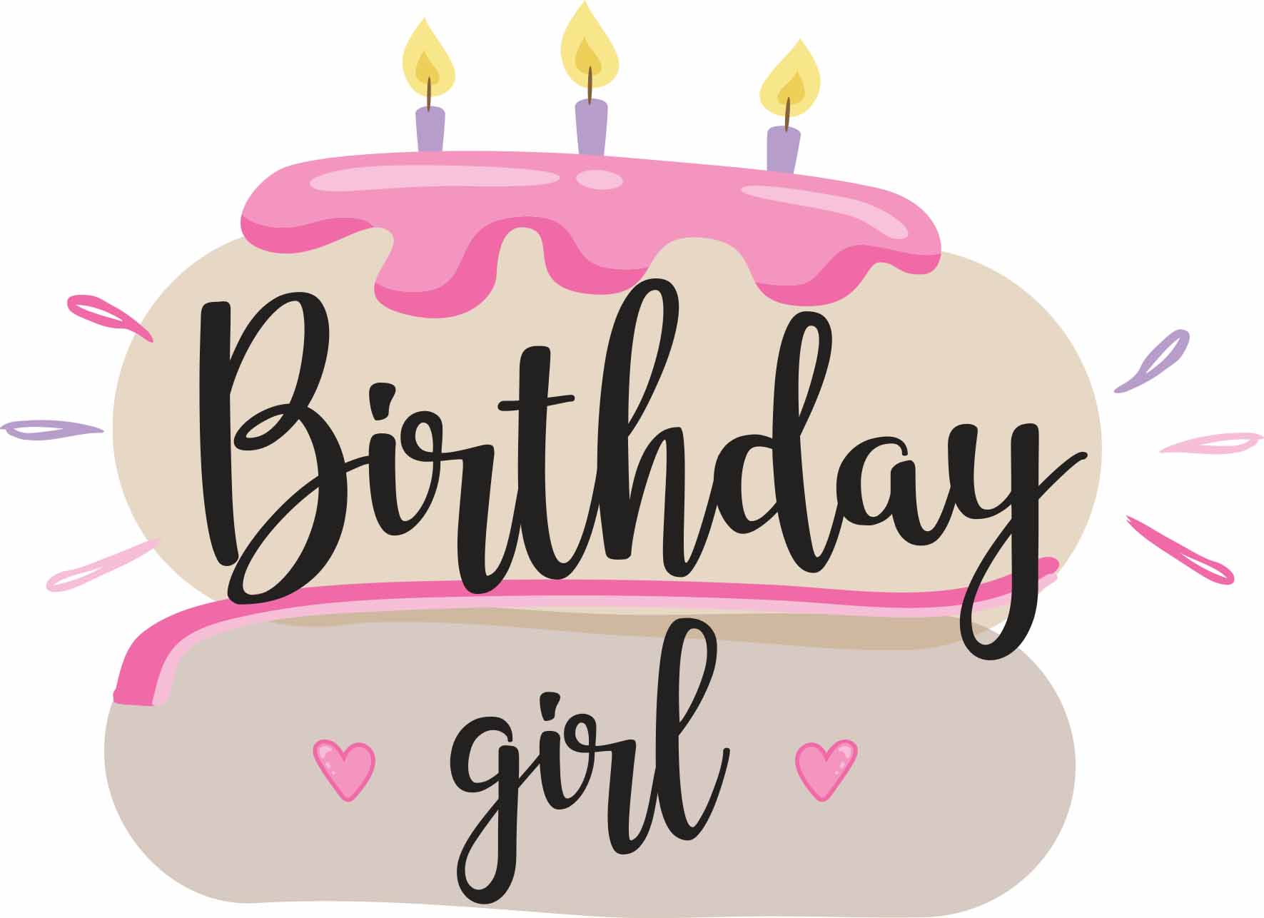 Tričko s potiskem Birthday girl