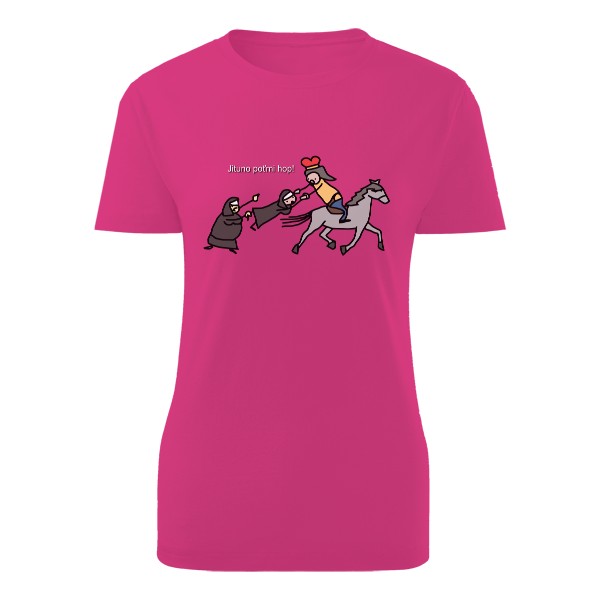 Tričko s potiskem Břeťa a Jituna