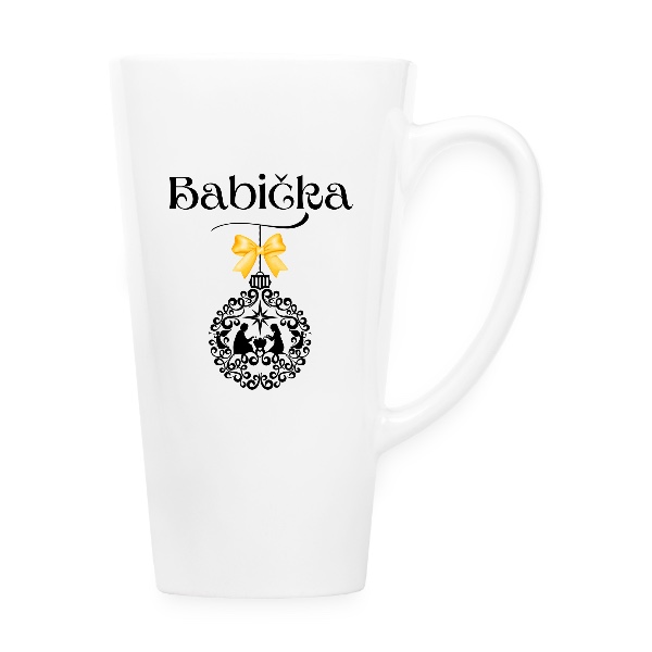 Babička vánoční ozdoba s Ježíškem v kolébce