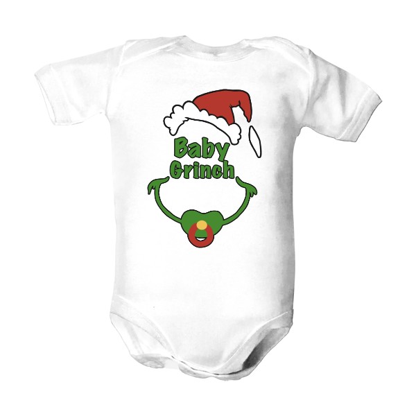 Dětské body  s potlačou Baby Grinch na body
