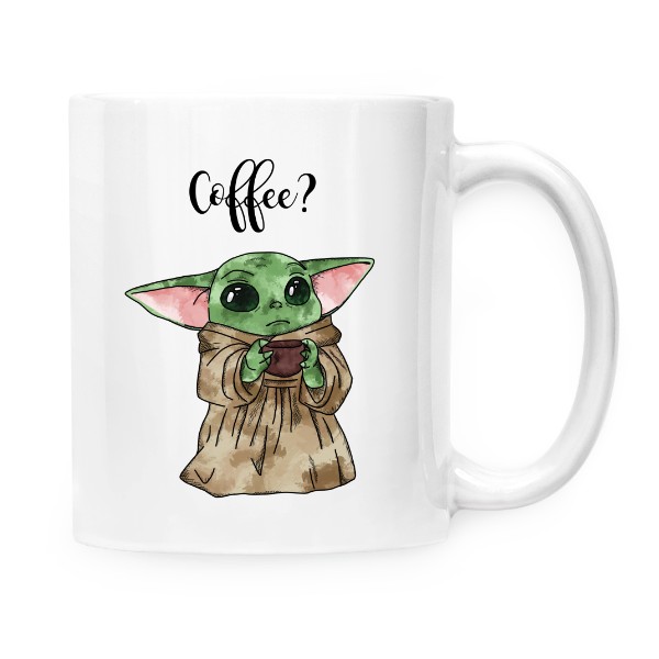 Baby Yoda coffee